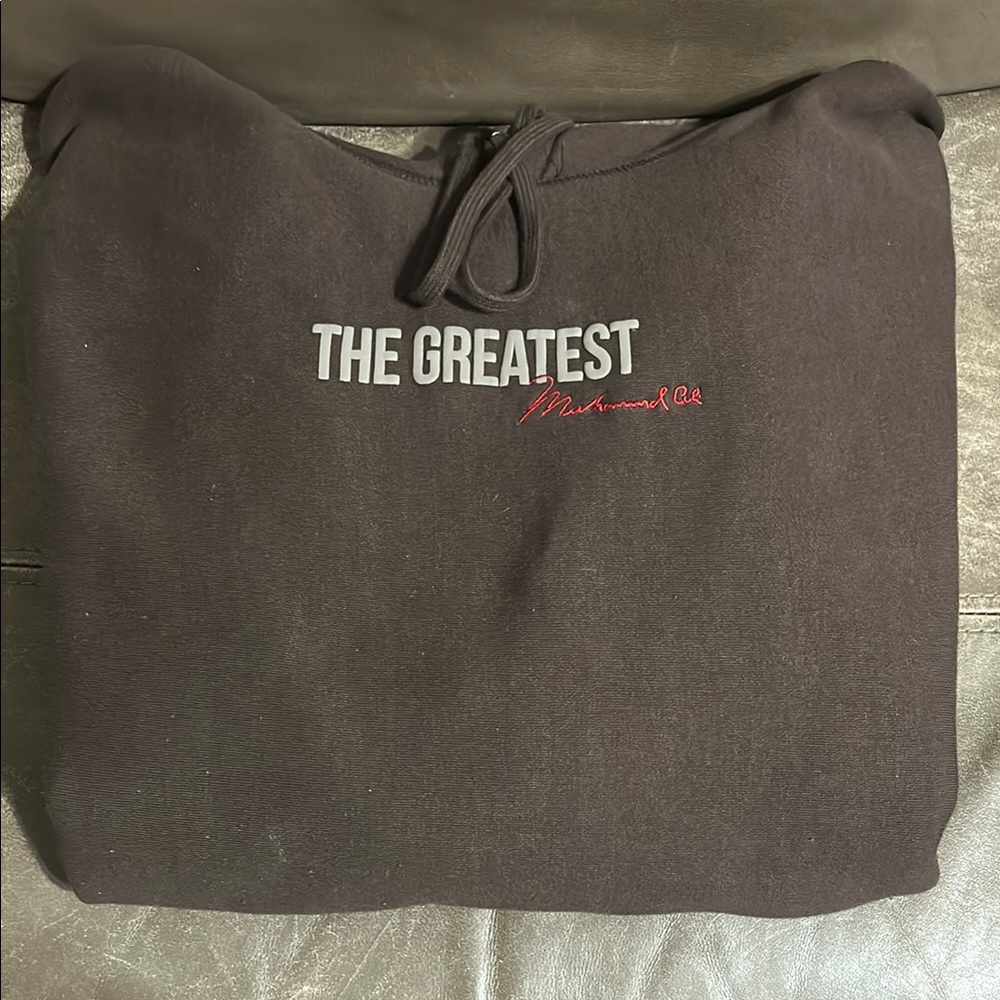 Muhammad Ali 'The Greatest' Brown Hoodie